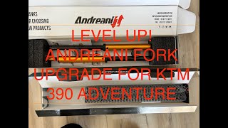 Andreani Fork Upgrade For Ktm 390 Adventure.