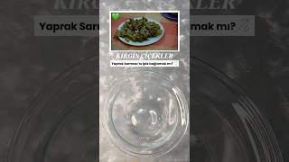 Kirgin Çi̇çekler-Yaprak Sarmasını Bağlamak Mı?