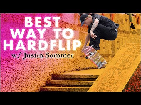 How To Hardflip The BEST Way w/ Justin Sommer! | Santa Cruz Skateboards