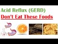 Worst Foods to Eat with Acid Reflux (GERD, Gastroesophageal Reflux Disease) | How to Reduce Symptoms