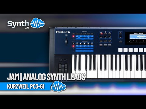 Kurzweil Pc3-61 series Demo Part 3 -3 Synth Lead analog, setup ( space4keys )