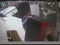 Truck smashes into liquor store!