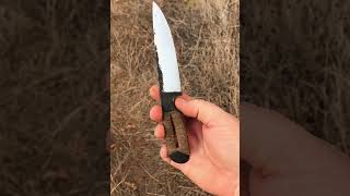 Brut De Forge Knife With Keeslar Style Guard