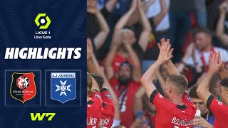 STADE RENNAIS FC - AJ AUXERRE (5 - 0) - Highlights - (SRFC - AJA) / 2022-2023