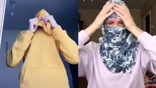 Tişörtle Maske Yapmak Tik Tok Videoları