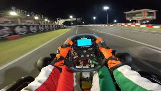 Full Session Onboard At South Garda Karting In The Night - Rotax Euro Trophy - Intrepid Kart