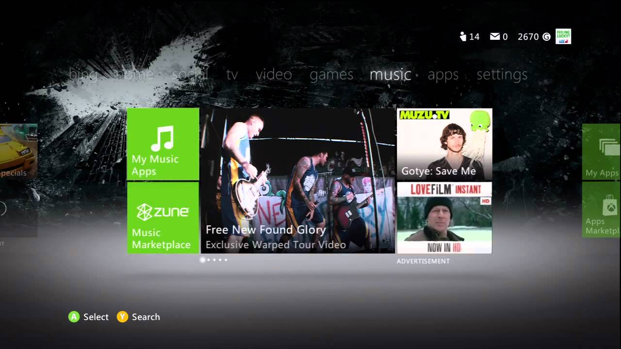 free xbox 360 themes