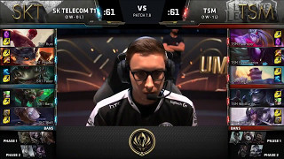 SKT Huni Rumble VS TSM Hauntzer Shen Highlights 2017 MSI Group Stage D2 SK