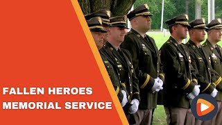 Fallen Officers Honored During Memorial Service