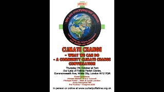 Care for Creation - A Community Climate Change Conversation - 7th Oct 2021.