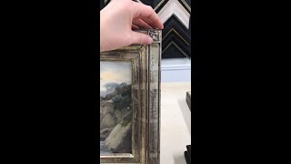 Frame Try-On Full Gold vs Black Panel with Gold Liner