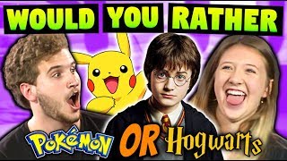 TEENS & ADULTS PLAY WOULD YOU RATHER! TEENS & ADULTS PLAY WOULD YOU RATHER!