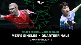 Felix Lebrun Vs Jang Woojin | Ms Qf | Saudi Smash 2024