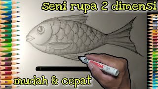 Menggambar Seni Rupa 2 Dimensi Cepat Dan Mudah Gambar 2 Dimensi