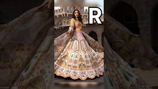 Choose Your Name First Latter And See Your Lehenga