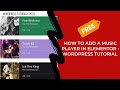How to Add a MP3 Music Player in Elementor | Playlist elementor addone