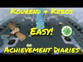 Kourend & Kebos Easy Achievement Diaries OSRS
