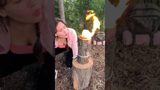 Do You Want Me To Blow You? Asmr 🔥#Camping #Survival #Bushcraft #Outdoors