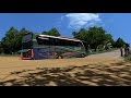 ALS Kuler Terjang Banjir Hampir mogok | ets2 bus Indonesia