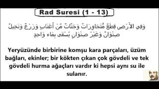 Abdulbasit Abdussamed Rad Suresi Mealli 1954