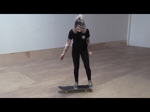 GIRL LEARNS HER FIRST SKATEBOARD TRICKS |  EP 10 SHOVE IT