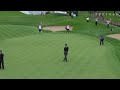 Charley Hoffman rolls in a 37-foot putt for birdie at BMW