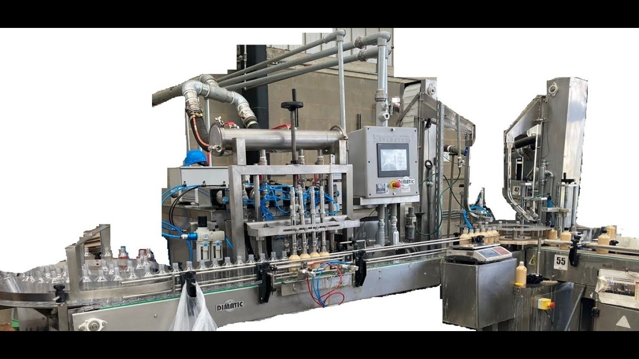 Máquina llenadora de pegantes multiformato