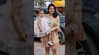 Aditya Narayans Wife And Actress Shweta Agarwal With Her Daughter At Liannas Birthday Bash
