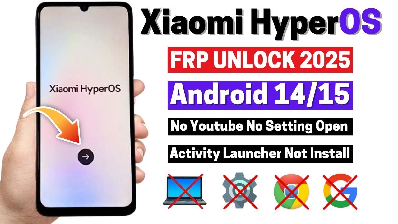 All Redmi/Poco/Xiaomi HyperOS Frp Bypass 2025 | Xiaomi All Redmi/Poco/Xiaomi HyperOS Frp Bypass 2025 | Xiaomi