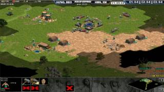 AOE|| 2VS2 || HƯNG NHỔN, BEO VS HOÀNG MAI NHI, XI MĂNG 11/6/2017