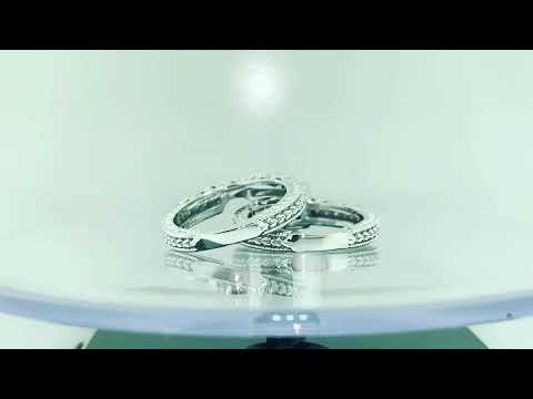 1.81 Carat Princess Cut Black Diamond Filigree Engagement Ring and Wedding Band Sets 14k White Gold Unique Certified Handmade 1.81 Carat Princess Cut Black Diamond Filigree Engagement Ring and Wedding Band Sets 14k White Gold Unique Certified Handmade