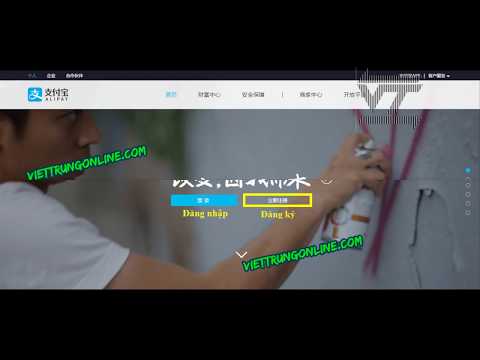 Hướng dẫn đăng ký tài khoản alipay