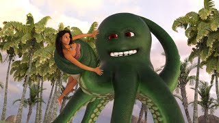 Octopus Eats Moana