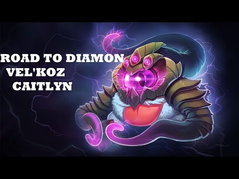LoL - Road to Diamond #01: Vel'koz - Caitlyn (AD SP)