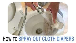 How To Spray Out Cloth Diapers