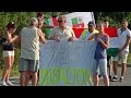Martonfai demonstráció a menekülttábor ellen