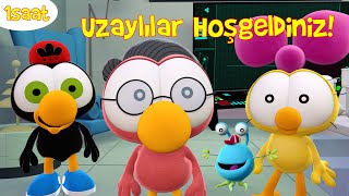 60 DAKİKA ÇİZGİ FİLM 😇😏🤓#42 - Uzaylılar hoşgeldiniz! 👽🤩👽 | TRT Çocuk - Disney Ch