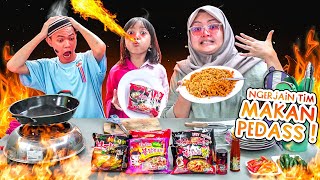 Leika & Bunda Ngerjain Tim Sampe Nangis Leika Masak Indomie Super Pedas