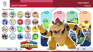 Mario & Sonic At Tokyo 2020 Gameplay 4 Players Yoshi Vs Bowser Vs Vector Vs Bowser Jr.