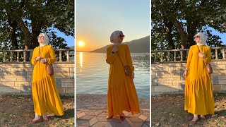 Asimetrik Büzgülü Elbise Dikimi Sewing Dikiş Elbise Dikimi