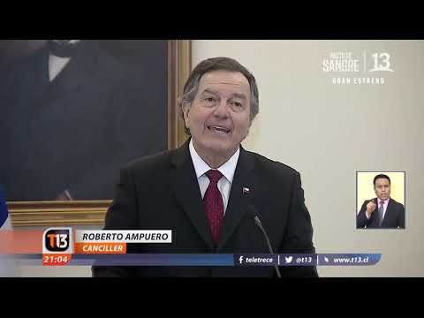 Chile protesta por acusación de Venezuela