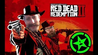 Jack and Geoff from Achievement Hunter in Red dead redemption 2