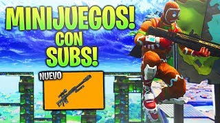 JUGANDO MINIJUEGOS *PATIO DE JUEGOS* EN FORTNITE BATTLE ROYALE | ACTUALIZACION NUEVO MODO FORTNITE