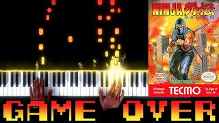 Ninja Gaiden Nes - Game Over - Pianosynthesia