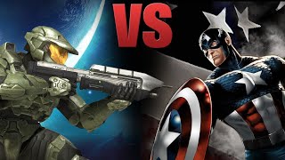 Super Smash Bros Cmc V8- Master Chief Vs Capitão América