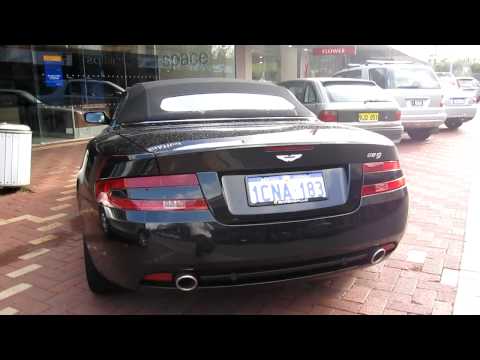 Hompsan spots an awesome Black Aston Martin DB9 Volante literally five 