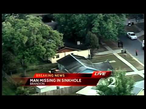 Biggest Sinkholes on Deep Sinkhole Swallows Up Man Alive In Florida Home While He Slept