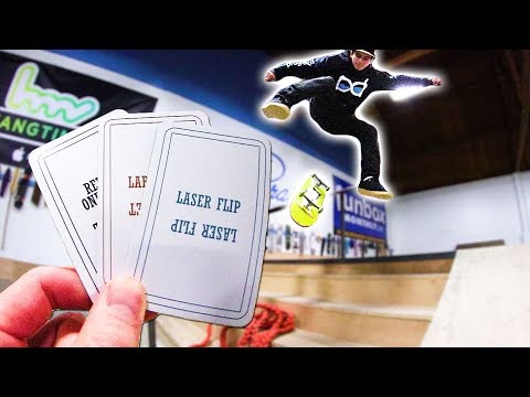 LASER FLIPPING INTO THE HANDRAIL!?! | SKATE ROULETTE 2.0