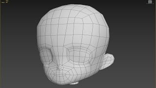 chibi / anime character head modeling