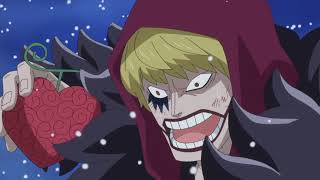 One Piece English Dub Trafalgar Law Eat Devil Fruit